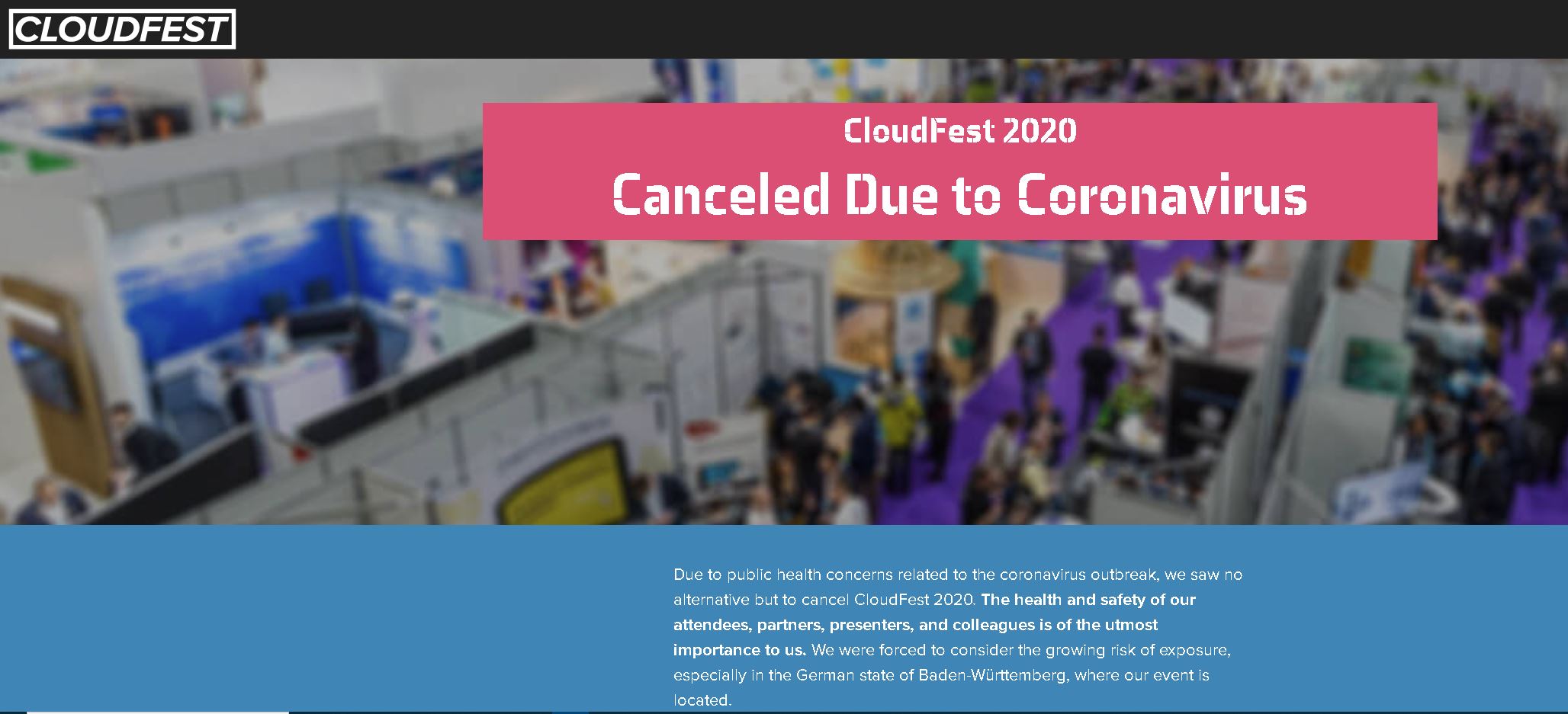 CloudFest 2020 is afgelast