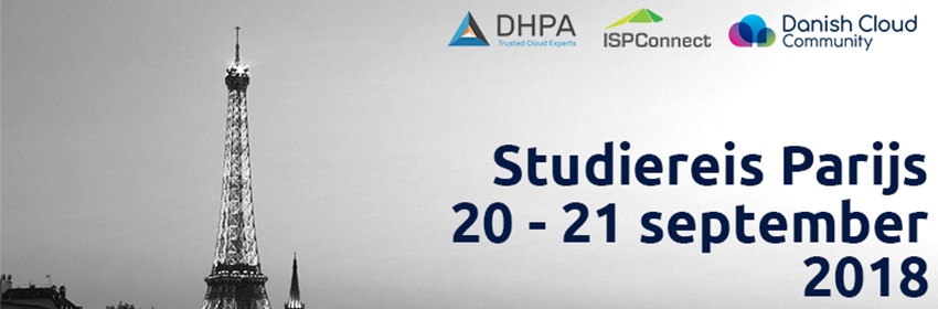 ISPConnect, DHPA en Danish Cloud Community organiseren studiereis naar Parijs